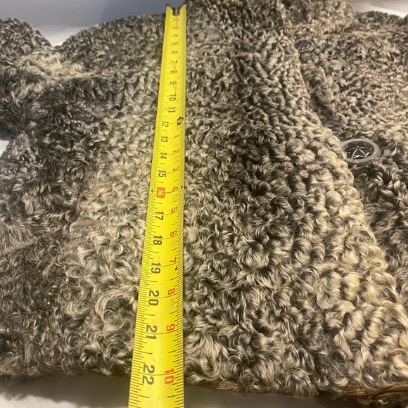 Persian Lamb Fur Coat Real Vintage Fur Wool Jacket - Picture 12 of 16